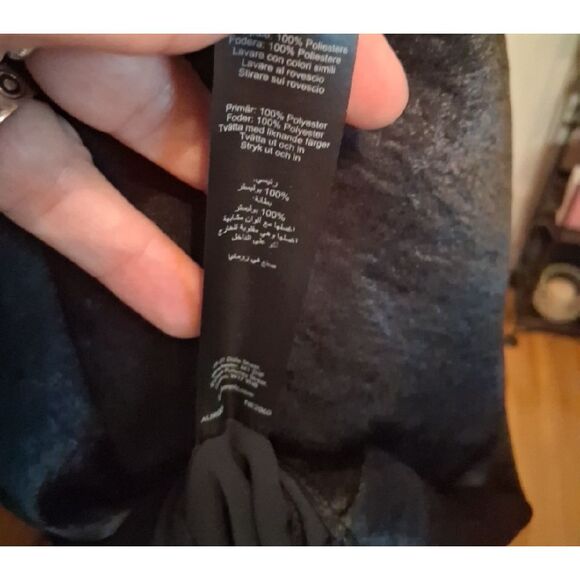 Nasty Gal Elegant Black Mini Slip Dress Size 4 - Picture 10 of 11